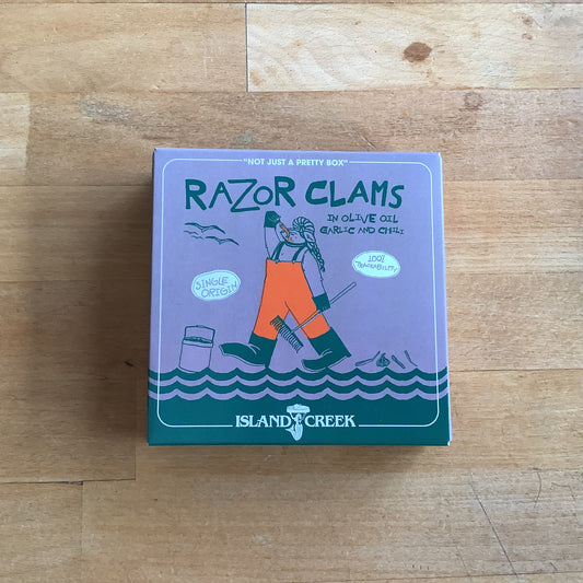 Island Creek Razor Clams in Oil