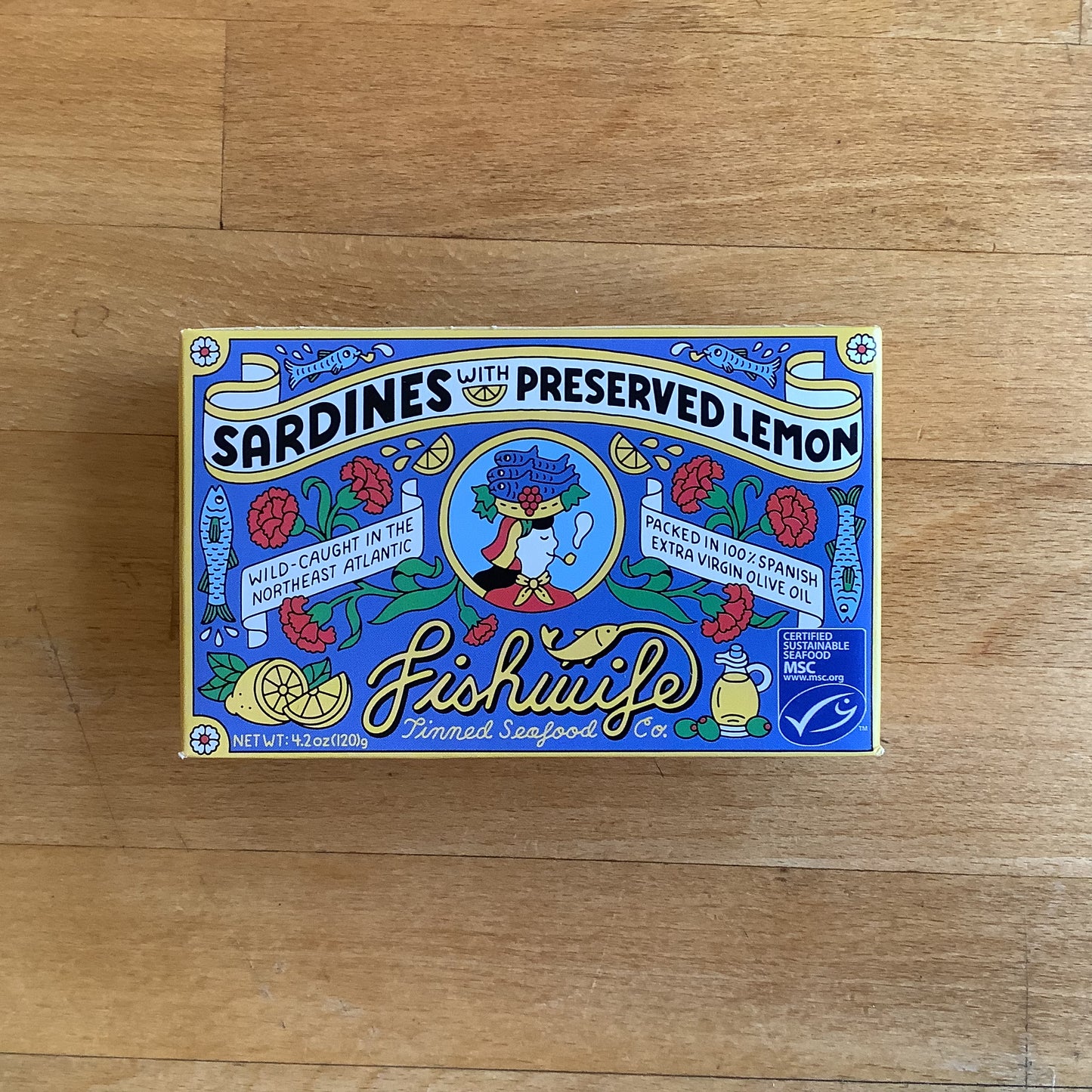 Fishwife Sardines with Preserved Lemon