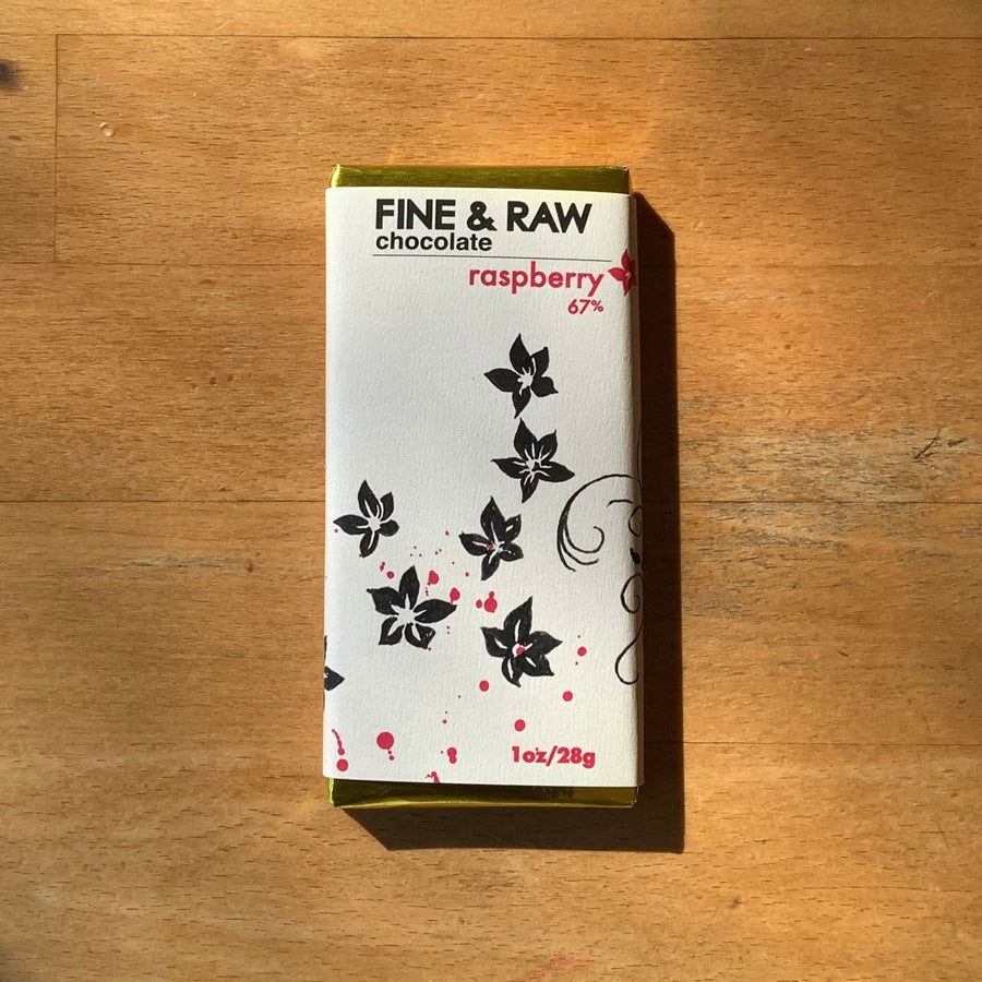 Fine and Raw Raspberry Chocolate Bar
