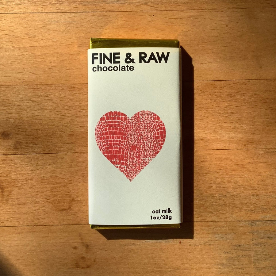 Fine and Raw Oat Milk Chocolate Bar