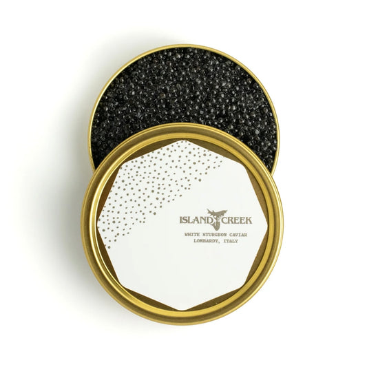 Island Creek and Adamas White Sturgeon Caviar - 30g