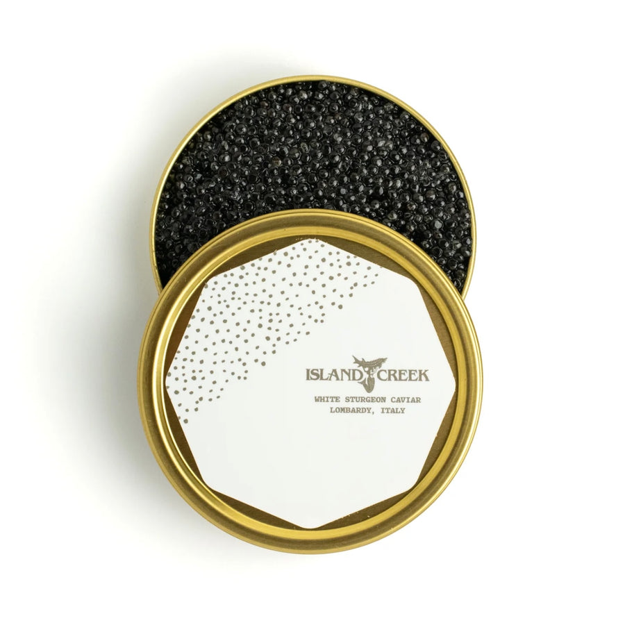 Island Creek and Adamas White Sturgeon Caviar - 30g