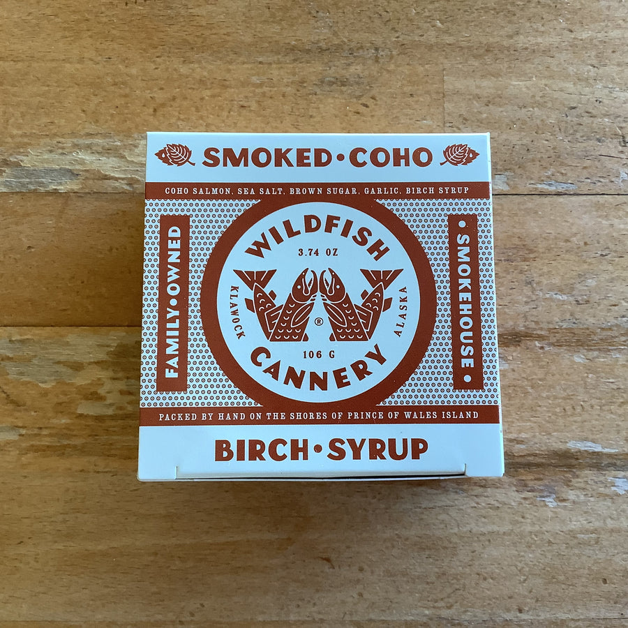 Wildfish Cannery Smoked Coho Salmon in Birch Syrup