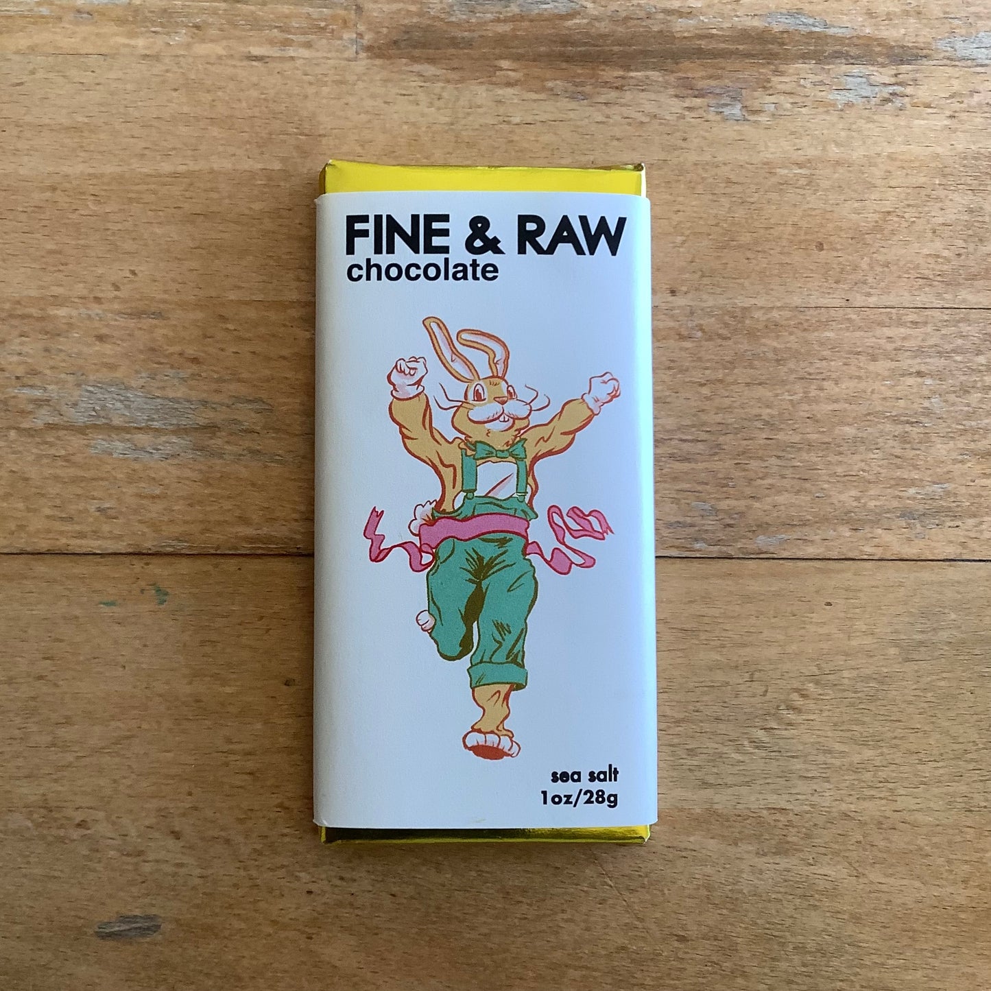 Fine and Raw Sea Salt Chocolate Bar