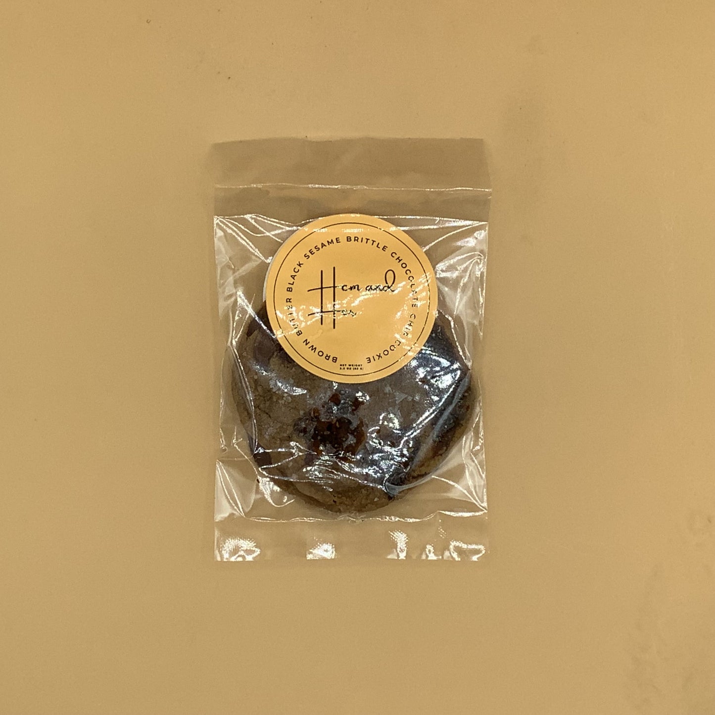 Hem and Her Brown Butter Black Sesame Brittle Chocolate Chip Cookie