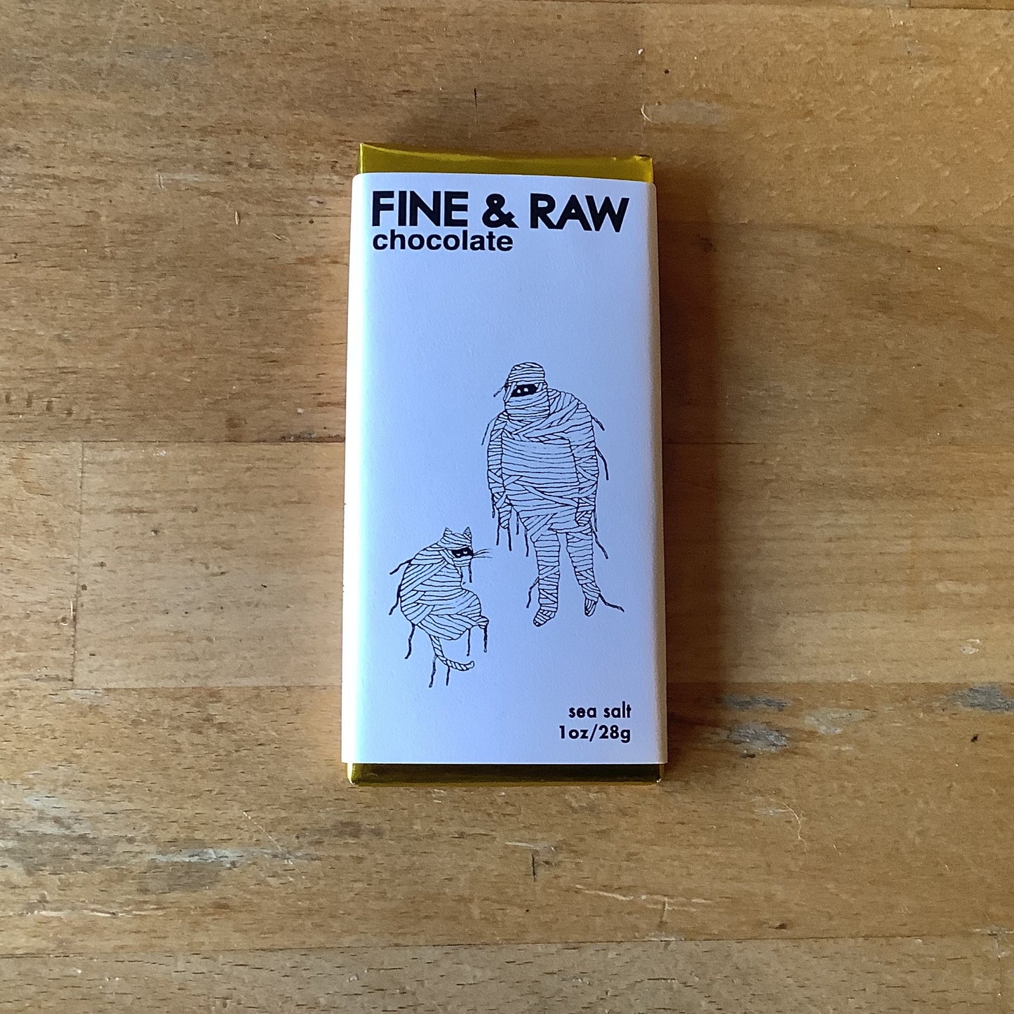 Fine and Raw Sea Salt Chocolate Bar