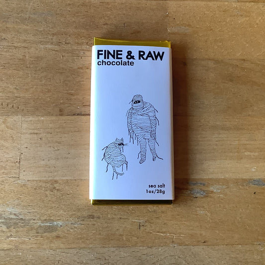 Fine and Raw Sea Salt Chocolate Bar