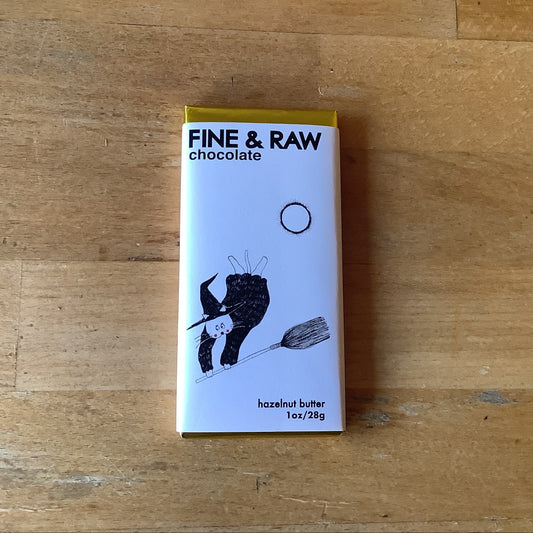 Fine and Raw Hazelnut Butter Chocolate Bar