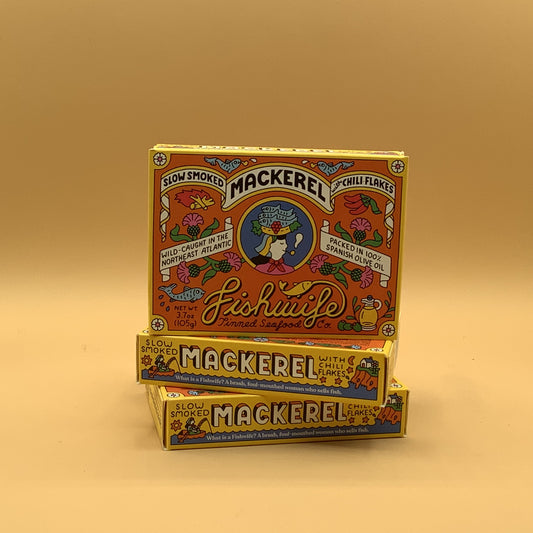 Fishwife Mackerel with Chili Flakes