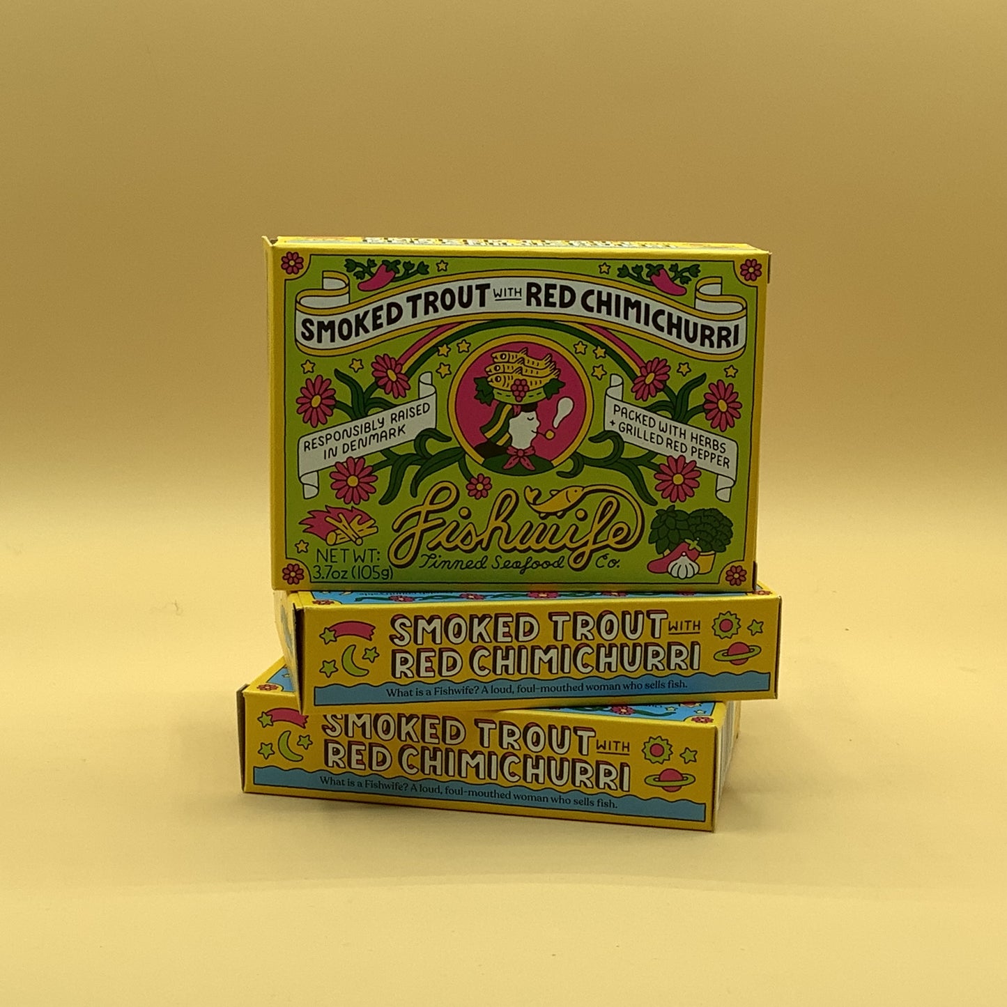 Fishwife Smoked Trout with Red Chimichurri