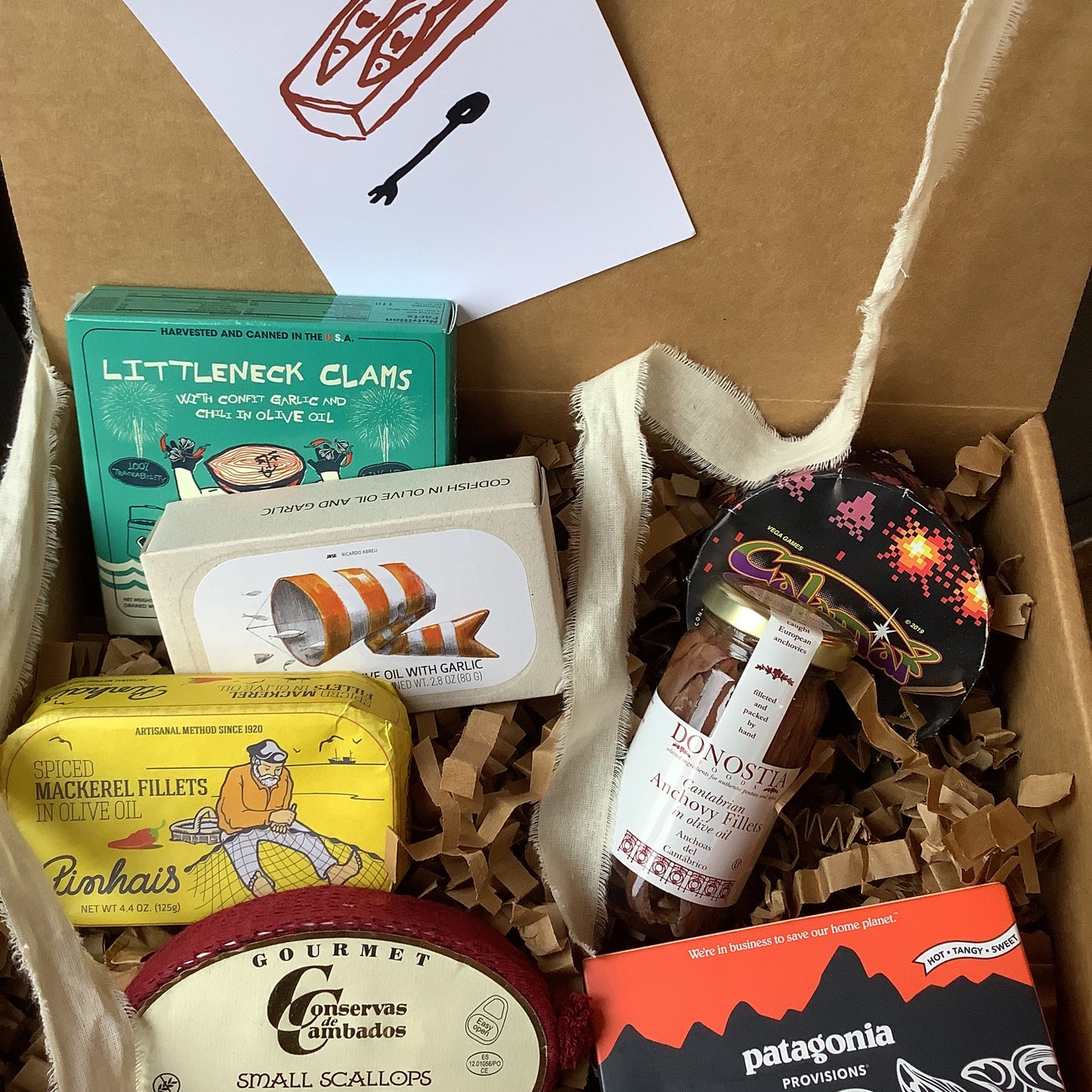 Seven Tinned Fishes Gift Box