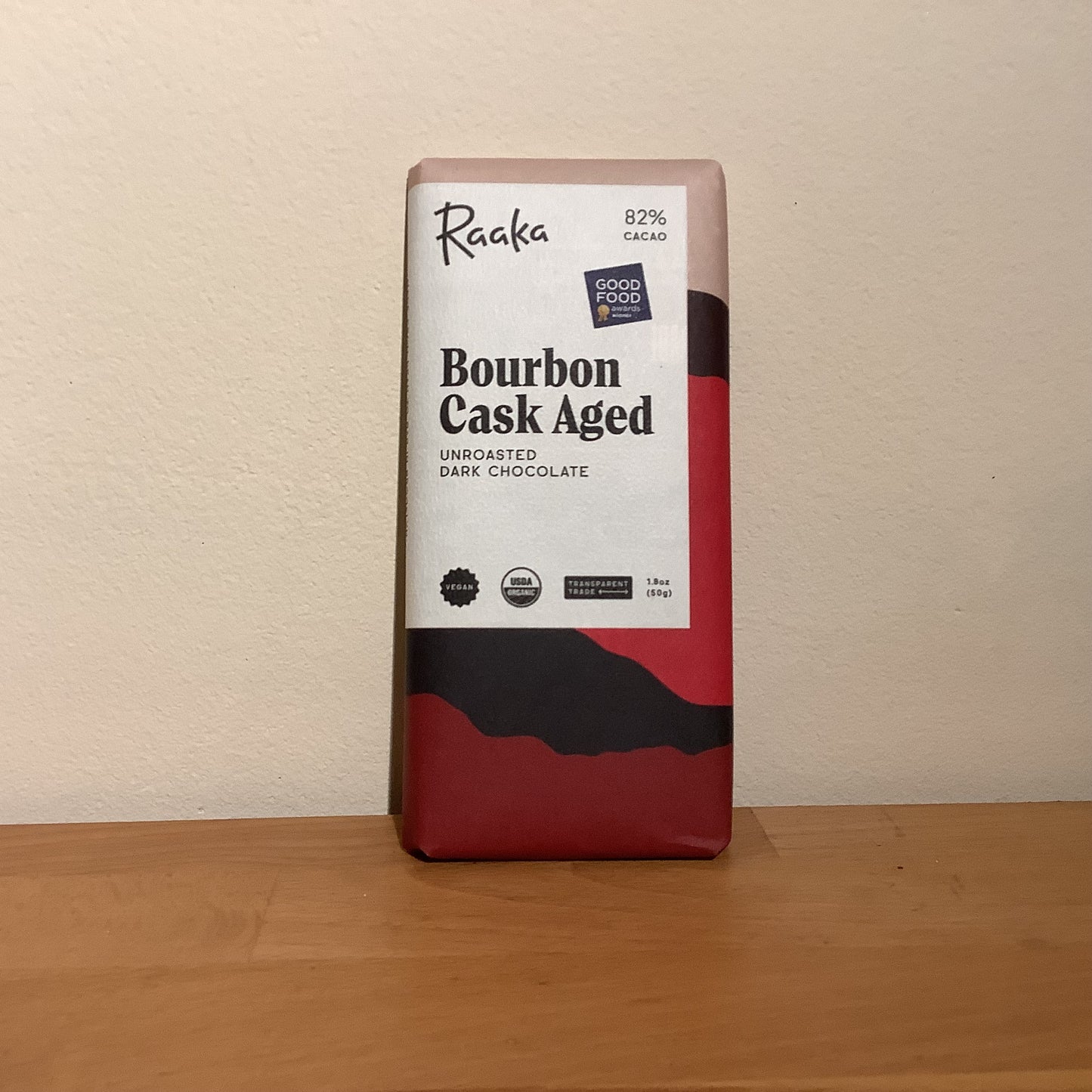 Raaka Chocolate Bourbon Cask Aged Chocolate