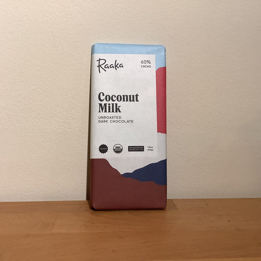 Raaka Coconut Milk Chocolate Bar