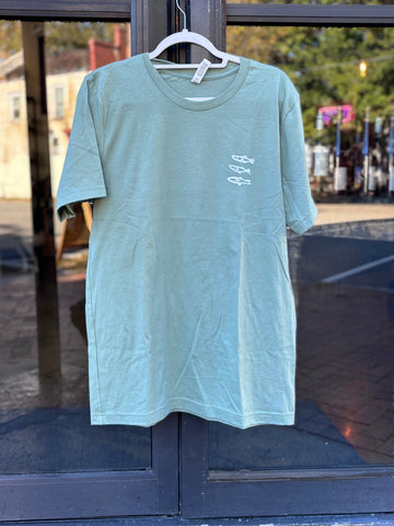 Second Bottle Fish Tee - Sage