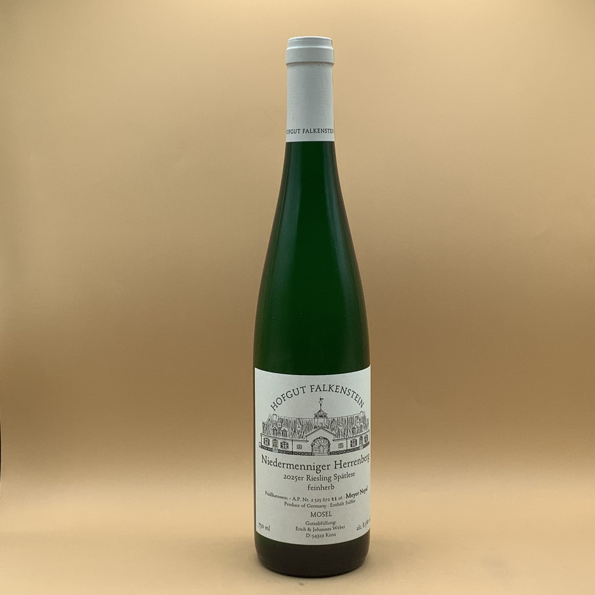 Hofgut Falkenstein Niedermenniger Herrenberg, Riesling Spätlese Feinherb AP11 2025