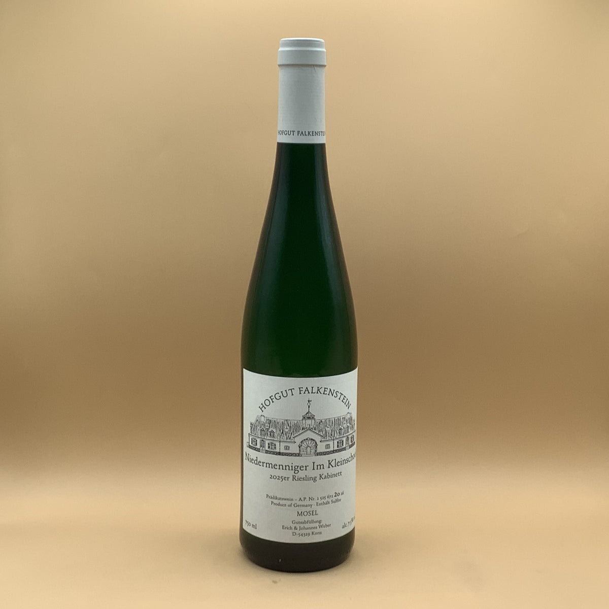 Hofgut Falkenstein Niedermenniger im Kleinshock, Riesling Kabinett AP20, 2025