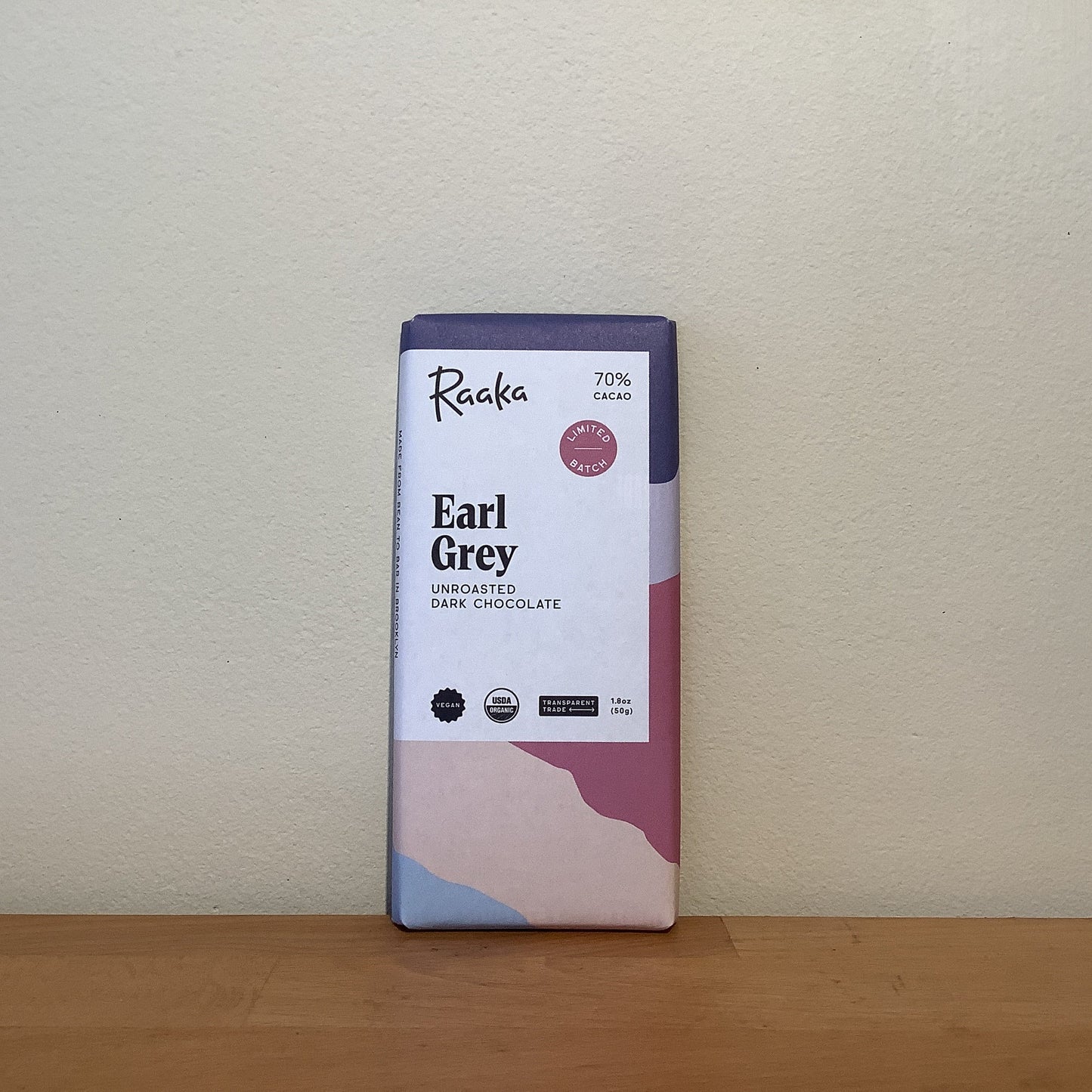 Raaka Earl Grey Chocolate Bar