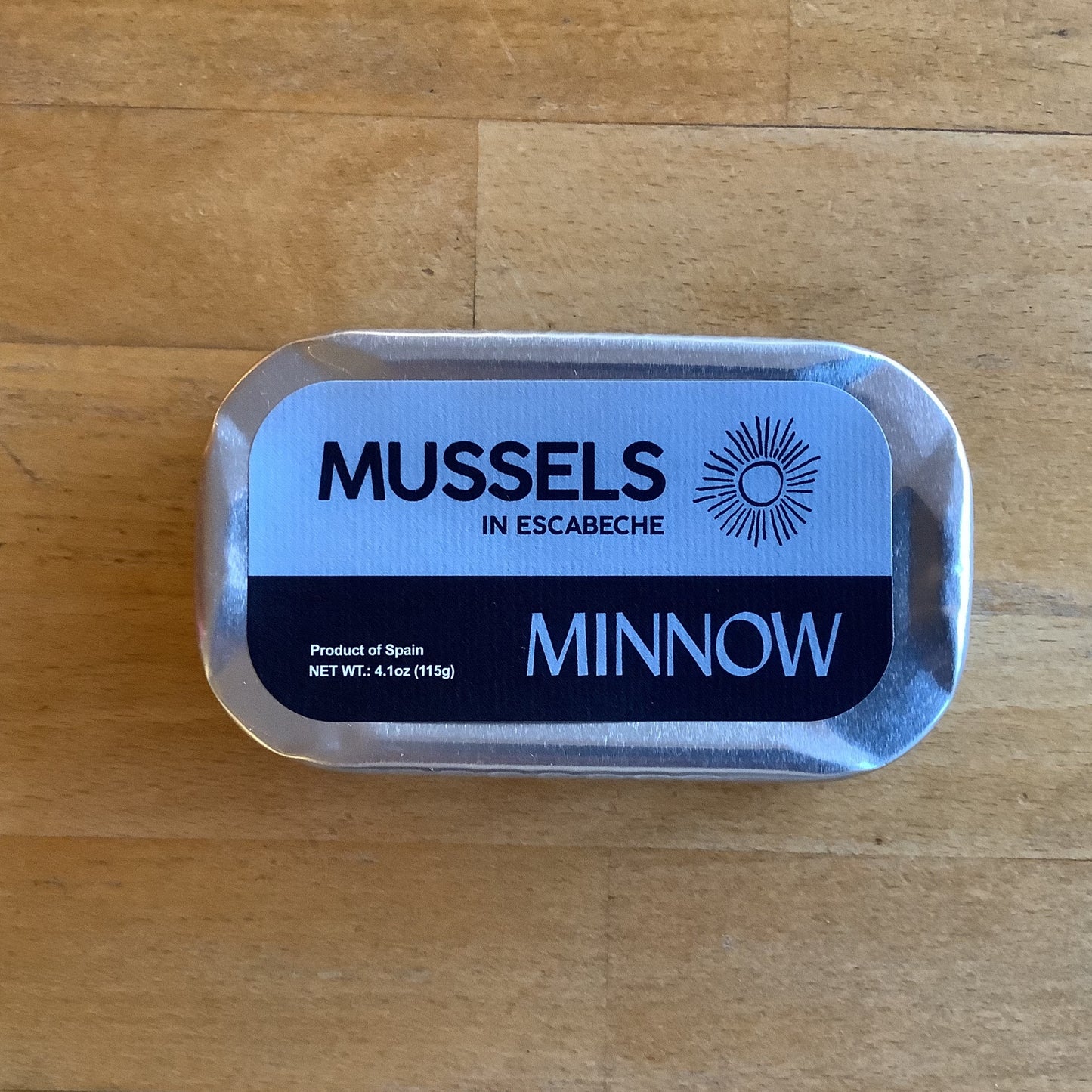 Minnow Mussels in Escabeche