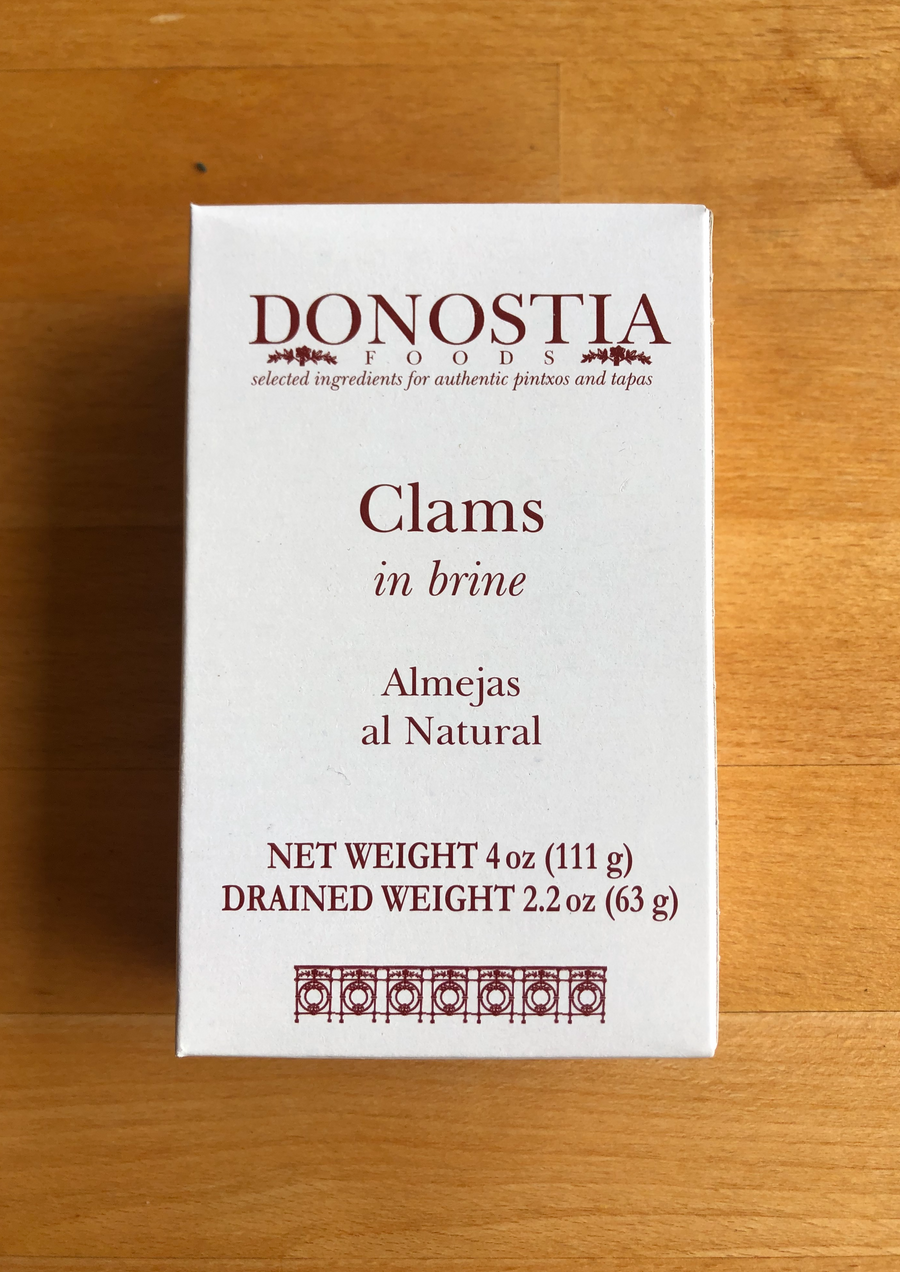 Donostia Clams in Brine